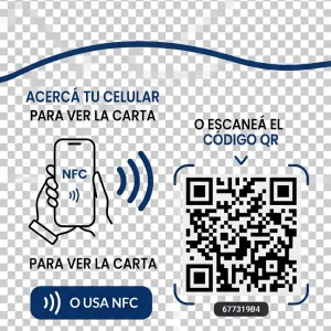 Cartel QR/NFC Carta Digital
